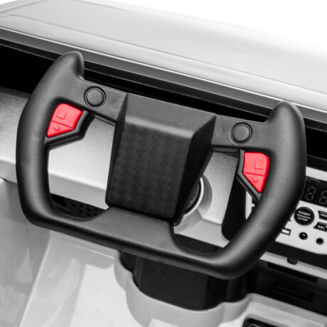 Auto a Bateria Niños Camioneta CyberTruck Luz Sonido Gris