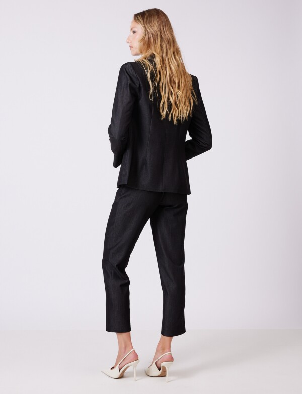 Blazer Denim Stretch NEGRO