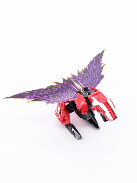 TRANSFORMER DINOSAURIO HUEVO VIOLETA