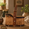 Matera de Suela y Madera con Asa Combinado