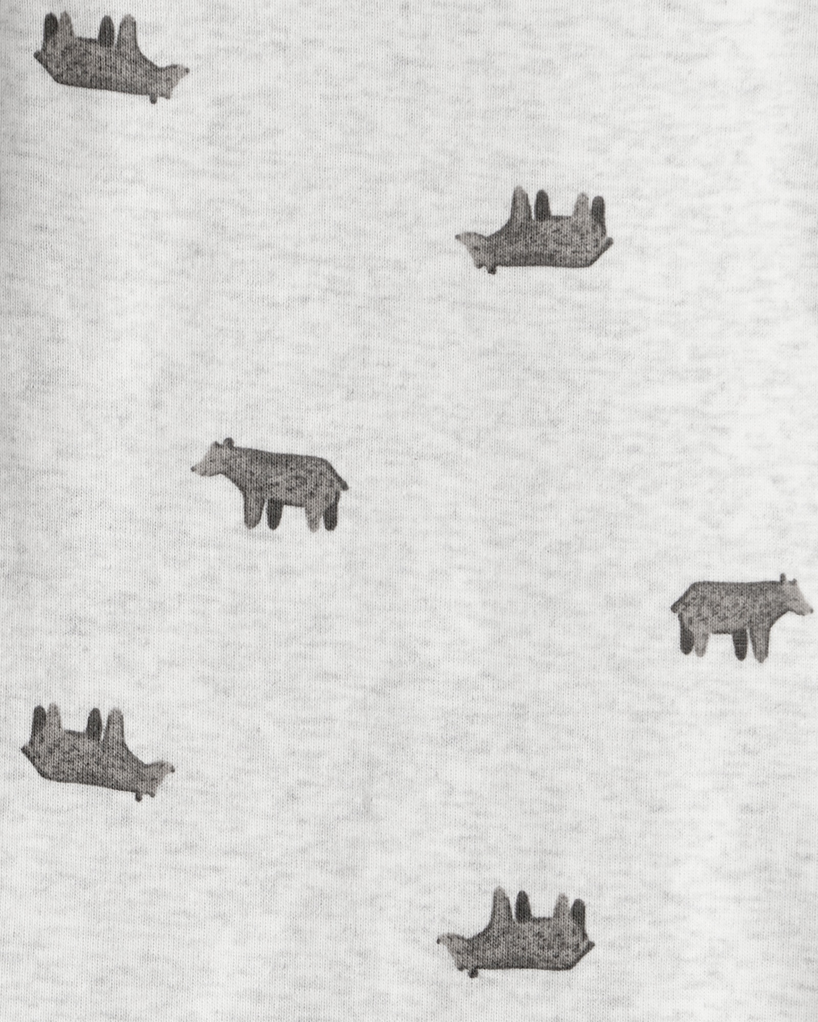 Set tres piezas, chaleco de sherpa, pantalón y body, diseño oso Sin color