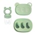 Set molde helado y mordillo alimentacion BUBA verde