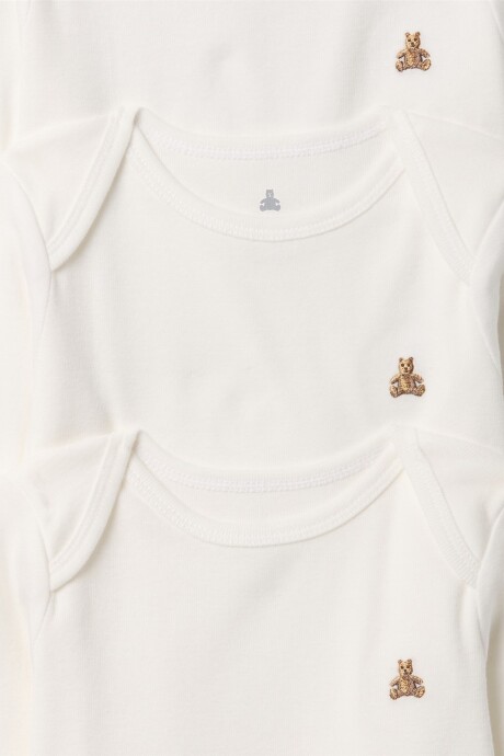 Bodies Pack X3 Bebé Opt1 New Off White