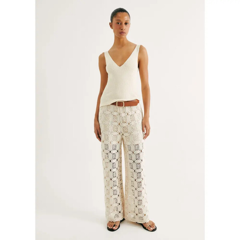 BLUSA SM FEM OFF WHITE