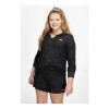 Short deportivo para niña Justice Negro