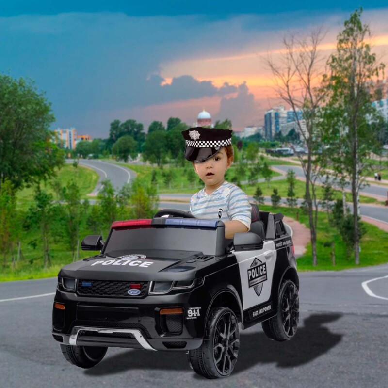 Camioneta de policia a bateria para niños Camioneta de policia a bateria para niños