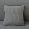 Funda de almohadón 40x40 cm gris