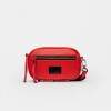 Bandolera Elemental En Napa Rojo