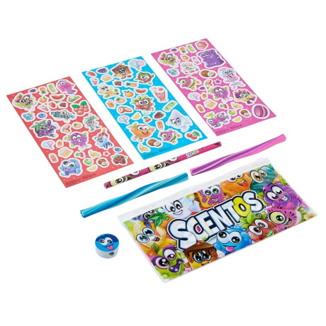 Kit Arte Escolar Scentos 145P Cartuchera Marcadores Lapicera Multicolor