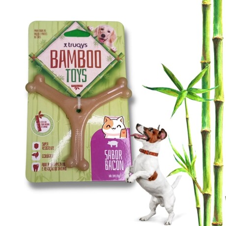 BAMBOO HUESO TRES PUNTAS CHICO TRUQYS 10*10CM Bamboo Hueso Tres Puntas Chico Truqys 10*10cm