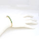 Pulsera En Oro 18K Con Brillantes Y Esmeraldas Pulsera En Oro 18K Con Brillantes Y Esmeraldas