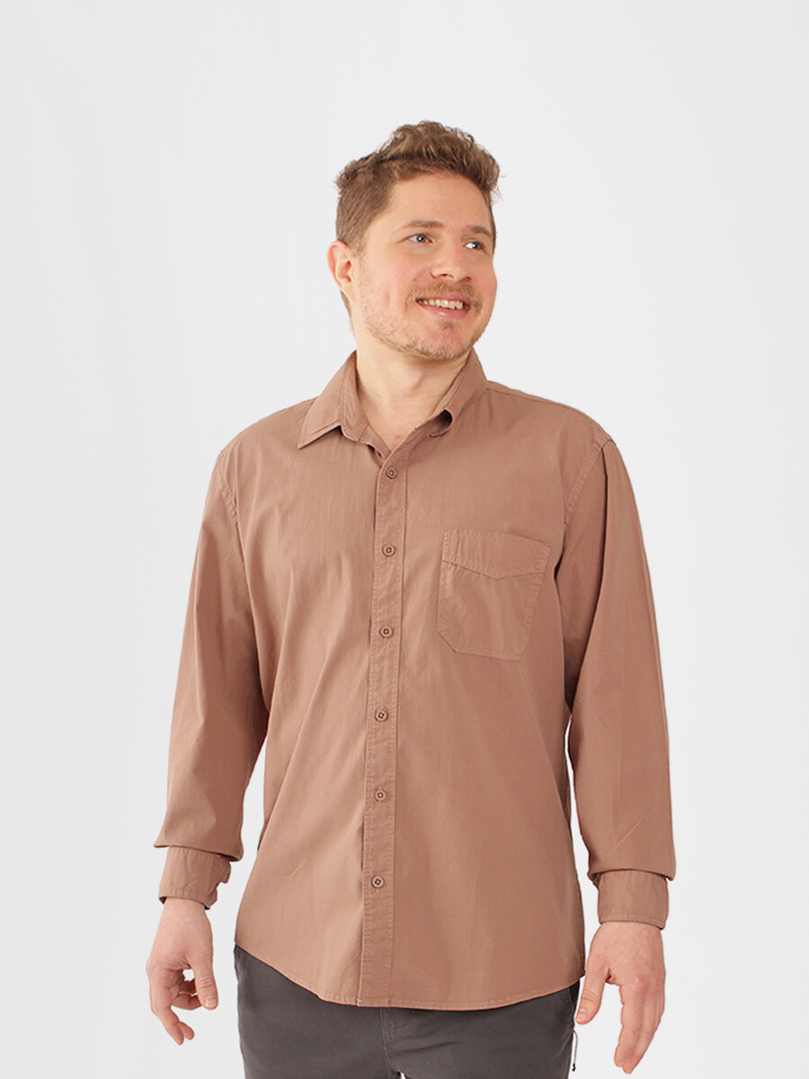Camisa de Algodón Texas - Camel 
