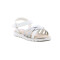 Angus Sandalia Niña Tiras Cruzada C/ Pulsera Blanco