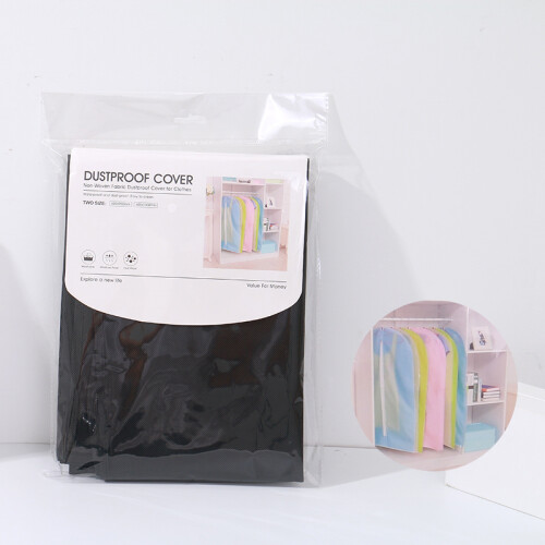 Set Bolsas De Tela No Tejida Para Guardar Ropa - Negras Set Bolsas De Tela No Tejida Para Guardar Ropa - Negras