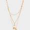 Collares Cortos De inicial Collar Corto De Inicial "a" - Dorado