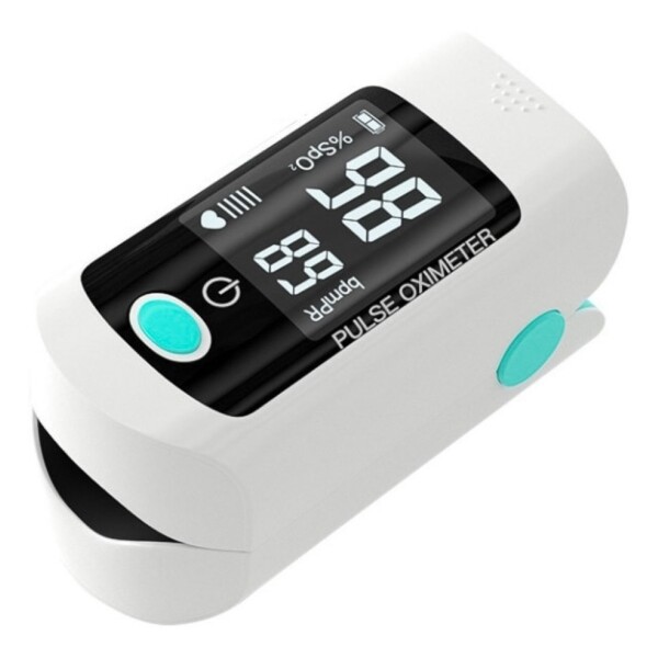 Oxímetro Saturómetro Pulso Pantalla Led Medidor Oxigeno Variante Color Verde Agua