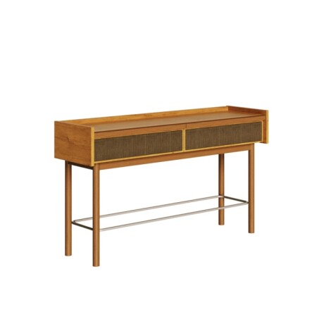 Consola Despojador Dune Manhattan - 2 Cajones - Natural Consola Despojador Dune Manhattan - 2 Cajones - Natural