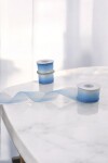 Cinta organza degrade - 23 mts AZUL