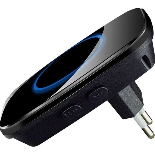 Timbre Inalámbrico Cacazi Premium Inteligente Led 300 Metros Color Variante Negro