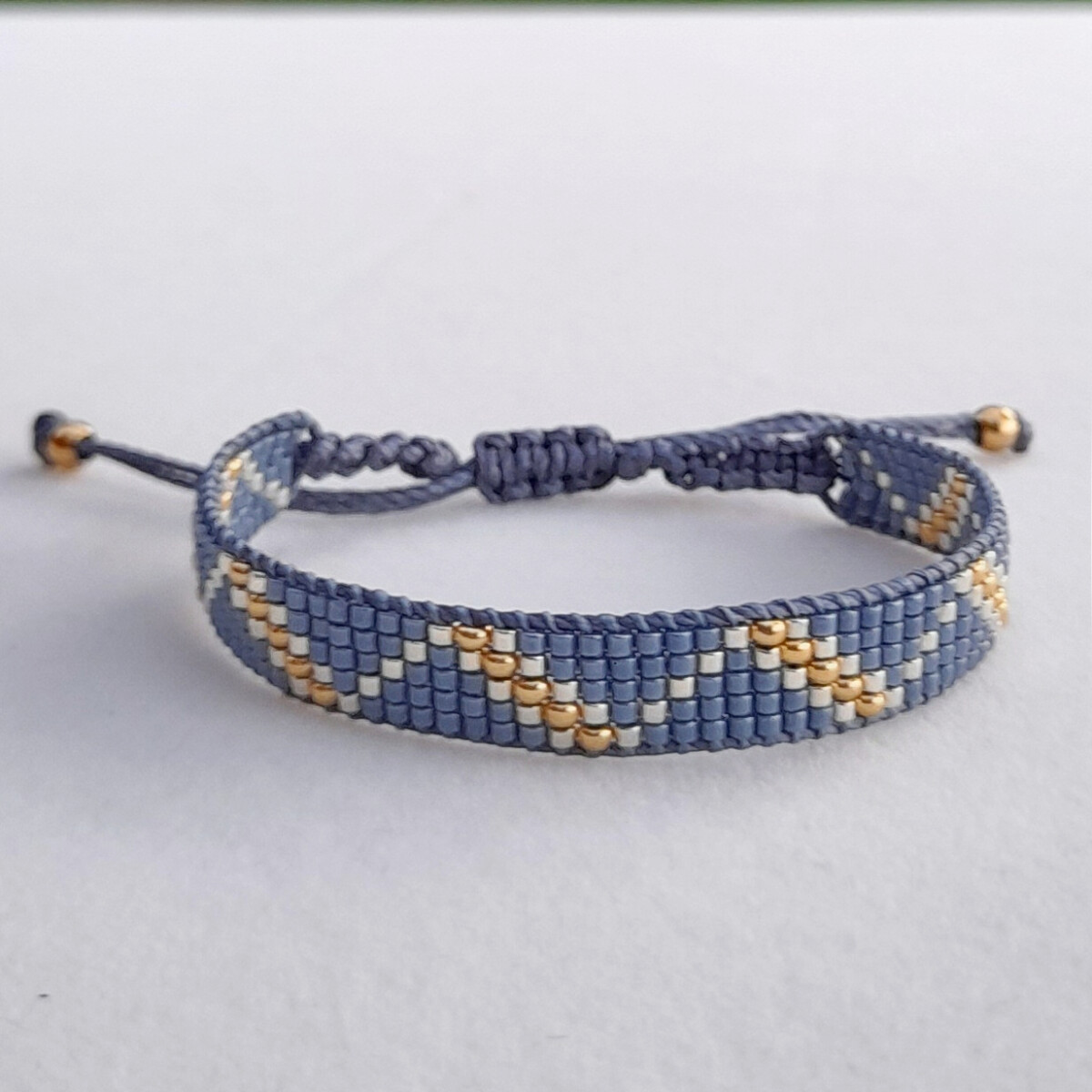 Pulsera LUCIA tejida - azul 