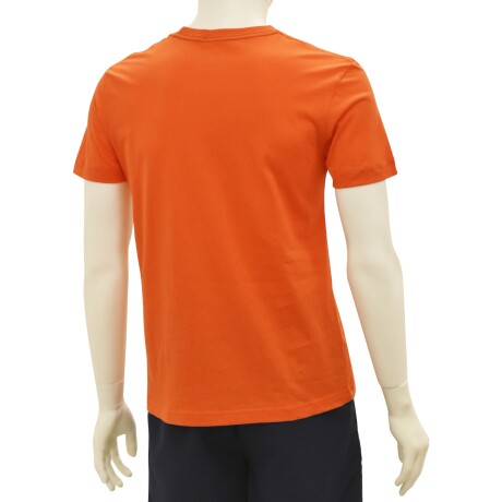Remera Reebok B RBK GR Deportiva Casual Para Niños y Jóvenes Naranja