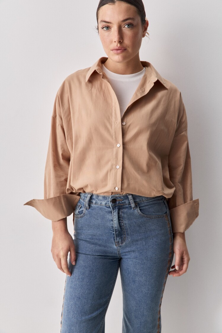 CAMISA ALEKSEI Tostado