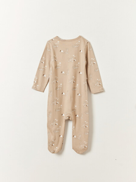 Pack x2 enterito pijama estampado Rey Leon Beige