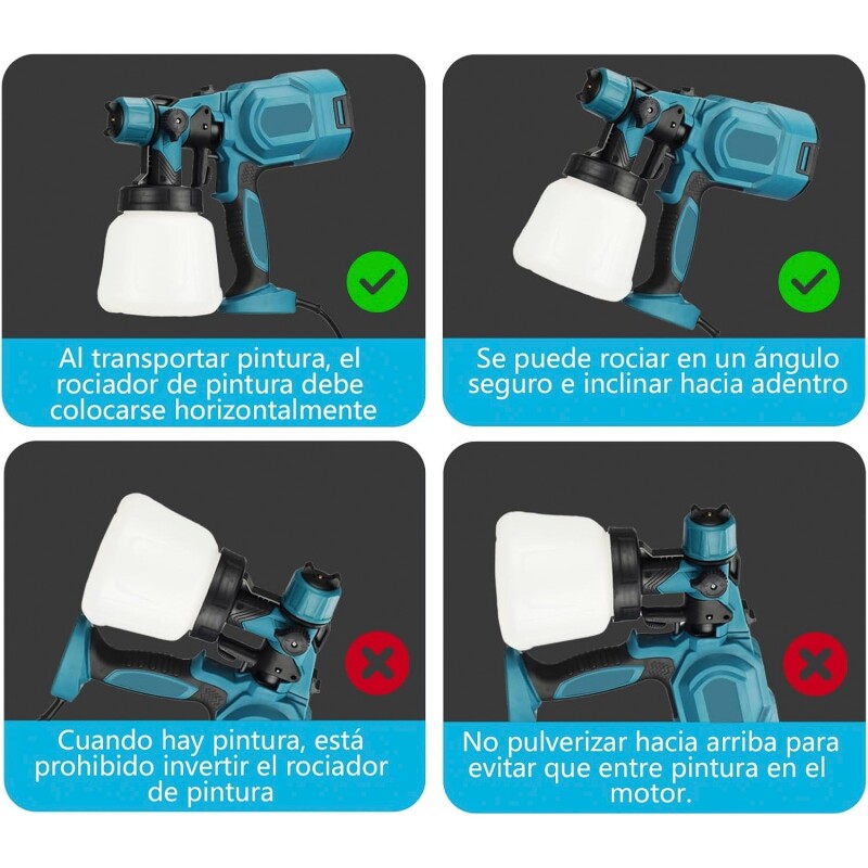 Pistola para Pintar a Batería EcoDrop con 1 Batería 21V Pistola para Pintar a Batería EcoDrop con 1 Batería 21V