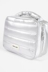 Organizador de viaje puffy plateado