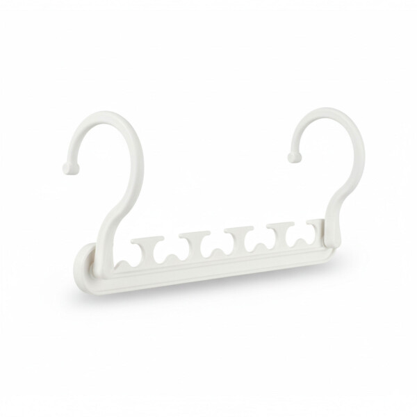 Organizador Perchas Plegable Horizontal Vertical 5 en 1 X4 Color Blanco