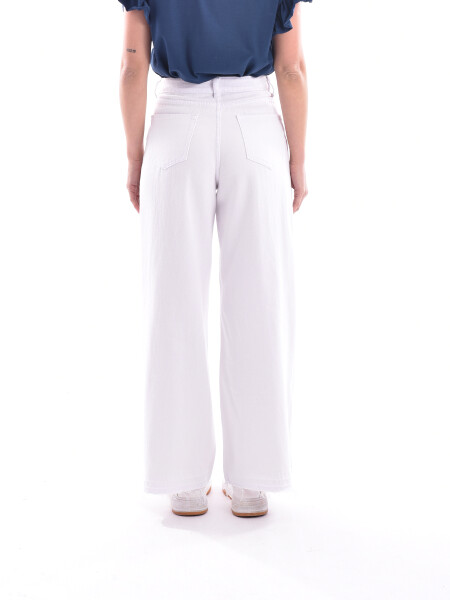 JEAN JAPÓN WIDE LEG BLANCO.