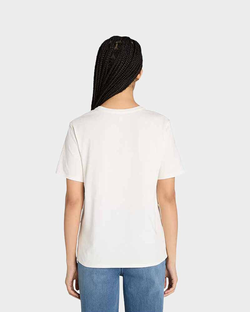 Polo Logo Mujer Vintage White