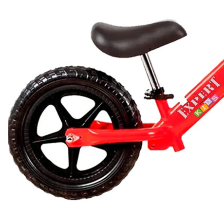 Bicicleta De Metal Sin Pedales P/ Niños Ruedas Goma Rojo