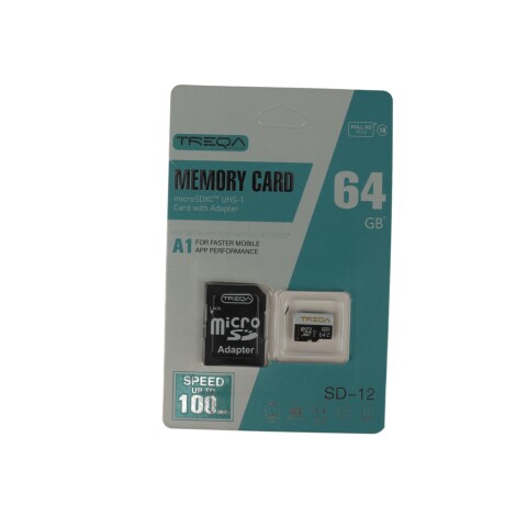 TARJETA DE MEMORIA SD 64GB CON ADAPTADOR A1 100MB/S TARJETA DE MEMORIA SD 64GB CON ADAPTADOR A1 100MB/S
