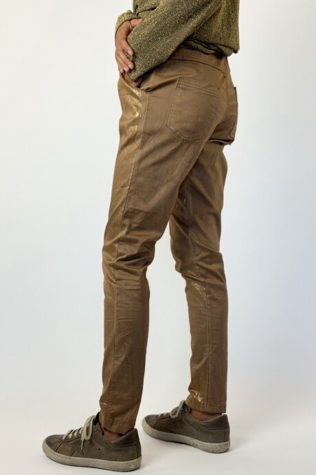 PANTALÓN FATMA Dorado - Camel