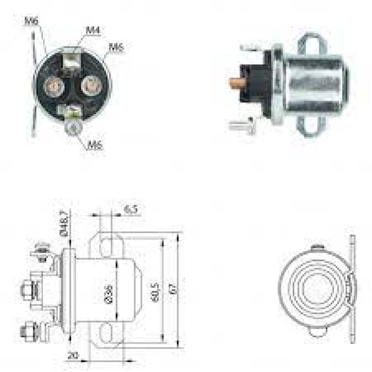 AUTOMATICO DE ARRANQUE VOLVO VOLVO PENTA AUXILIAR 24V SISTEMA MITSUBISHI ZM 
