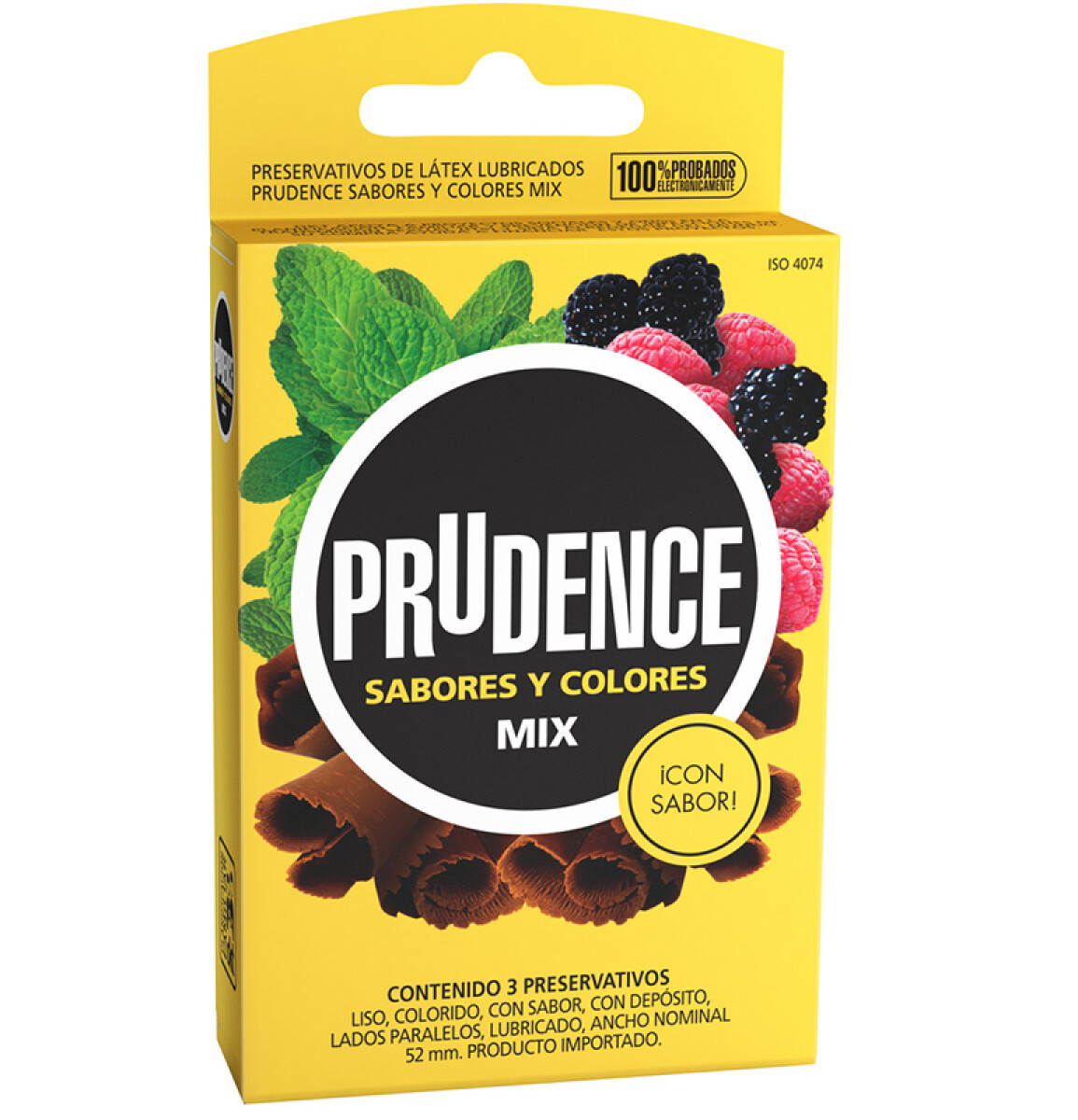 Preservativos Prudence - Sabores y colores mix 