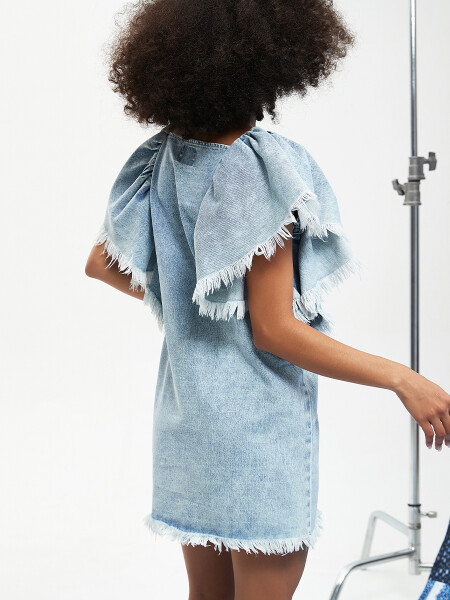 VESTIDO ALBA AZUL CLARO