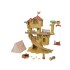 Sylvanian Families Casa Árbol Campamento + Bebé JIrafa + Acc Variante Modelo Cabana