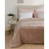 Acolchado Velour Lepper 2 plazas en microfibra PRISMA ARENA