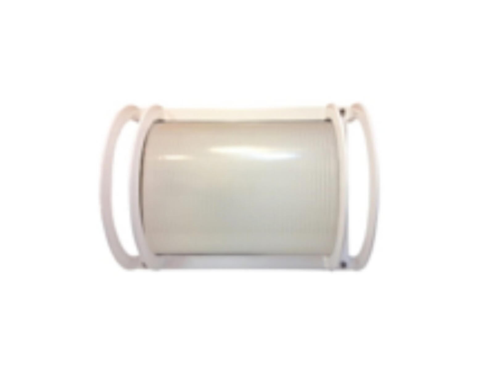 TORTUGA ALUMINIO RECT. C/VIDRIO SAT. BLANCA - NC 