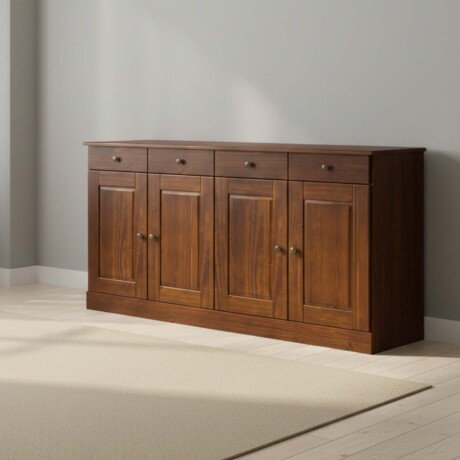 APARADOR/CRISTALERO PINO MARRON AGATA