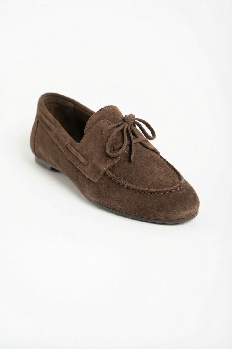 Mocasin Gamuza Chocolate