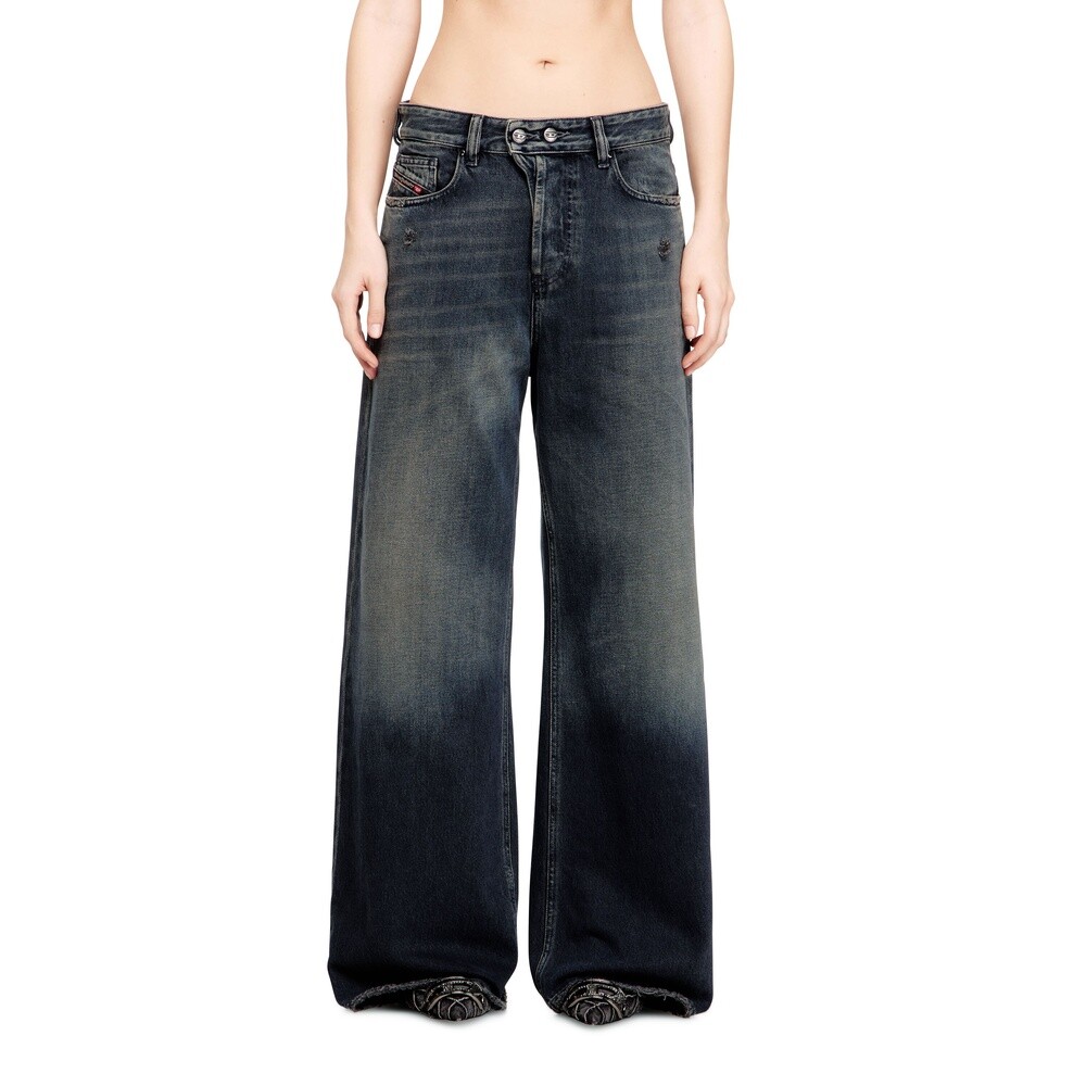 Jeans Urbano Para Mujer Relaxed Jeans - 1996 D-Sire Azul oscuro
