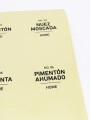 STICKERS CONDIMENTOS VINTAGE PACK X2 BLANCO