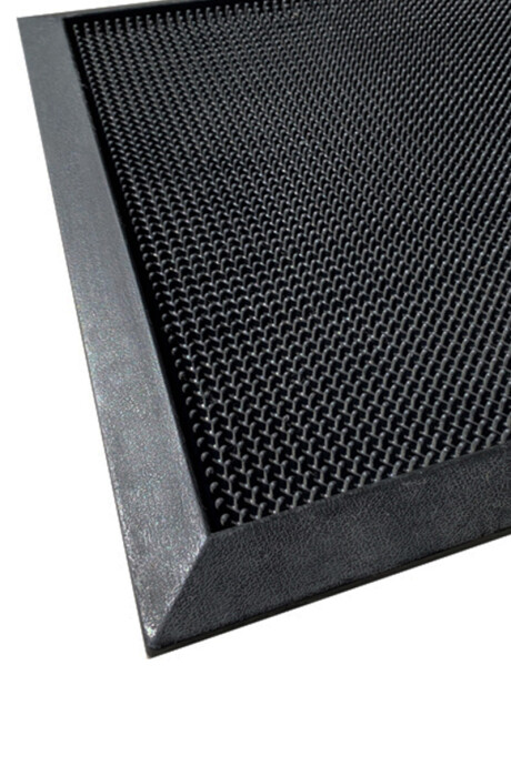 SANITIZER RUBBER MAT FELPUDO PEDILUVIO SANITIZER RUBBER MAT 60X40CM SM604012 BLACK