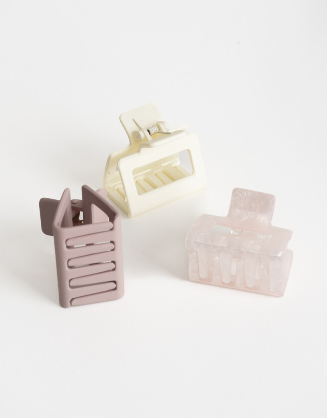 Broches Sets Resina Set De Broches - Combinacion Tricolor