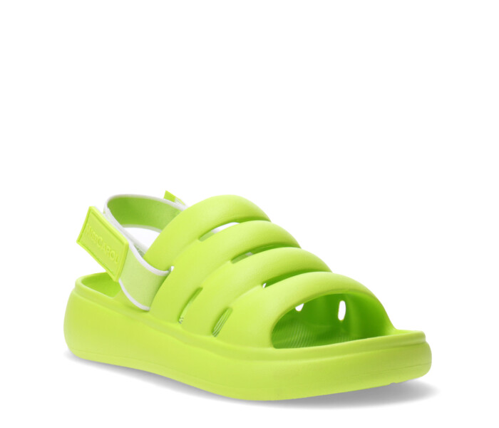 Sandalias de Mujer Miss Carol EILAT de goma con elastico Amarillo Limón