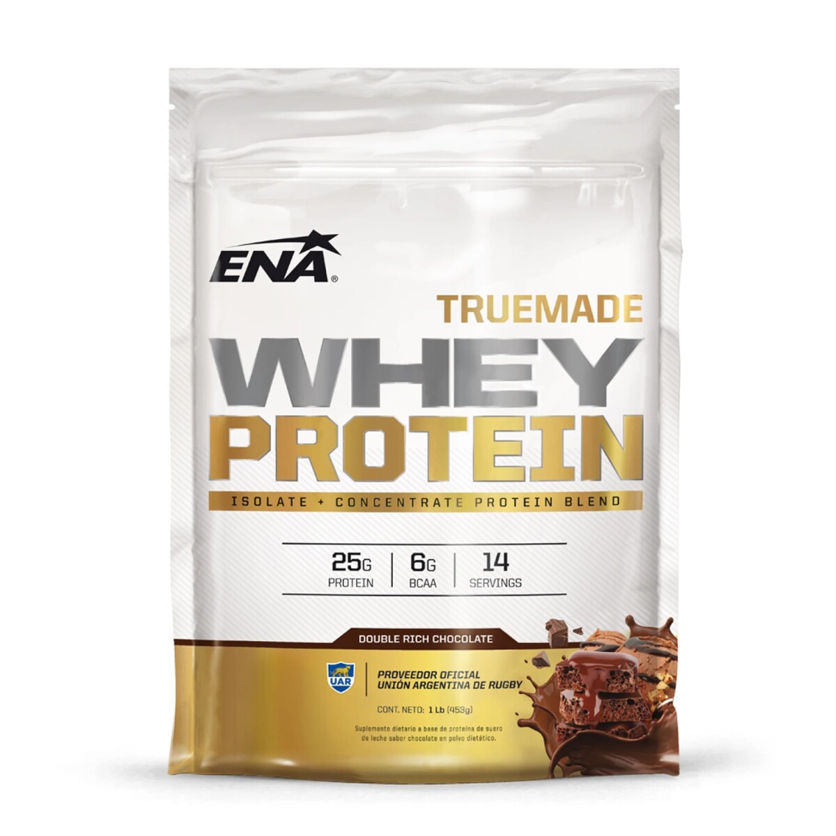 Whey Protein Ena True Made Chocolate 453 Grs. 