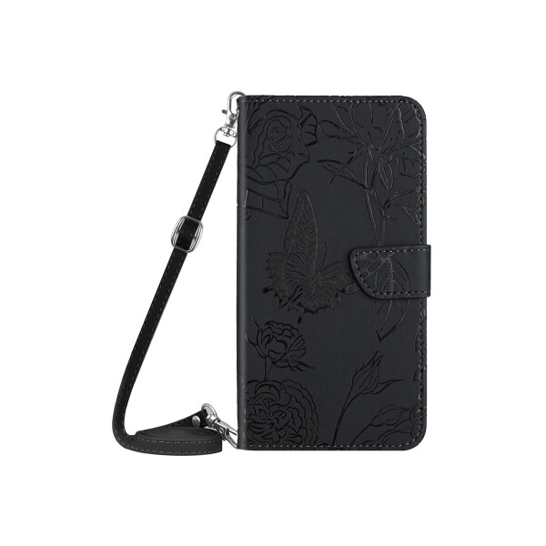 Flip cover para Samsung Galaxy A16 mariposa color negro Flip Cover Para Samsung Galaxy A16 Mariposa Color Negro